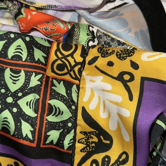 Zara women’s printed two piece crop blouse and skirt set size XL new with tags - Picture 14 of 15